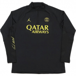 Jordan Paris Saint-Germain Strike ilgomis rankovėmis vir&scaron;utinė dalis Juoda/Ekskursinė geltona Vyri&scaron;ka gatvės apranga DR4625-011 XXL