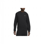 Nike Sportswear Tech Fleece su logotipu, apvaliu kaklu, vyri&scaron;kas džemperis, juodas FB7916-010 XL