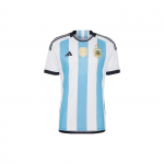 Adidas Dryžuoti futbolo mar&scaron;kinėliai trumpomis rankovėmis 23/24 sezonas Argentinos spalvų blokas unisex vir&scaron;ūnės LB3597 XL