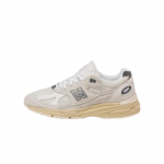New Balance 991v2 Pagaminti Anglijoje Vėjo Varpelis Unisex Sportbačiai Kreminės Baltos Spalvos &Scaron;erk&scaron;nas U991OW2 38