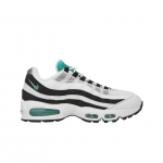 Nike Air Max 95 OG Juodas Kra&scaron;tas 2025 Vyri&scaron;ki Sportbačiai Balti Hyper-Jade Metaliniai-Sidabriniai IM7409-100 40