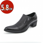 Madingi Retro Vyri&scaron;ki Proginiai Batai Auk&scaron;ti Kulniukai 5,8cm Auk&scaron;tis Prabangūs Odiniai Auk&scaron;tos Kokybės Auk&scaron;tį Didinantys Eleganti&scaron;ki Vestuvių Socialiniai Formalūs Batai 38