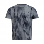 Under Armour Launch Elite Cool Series Kvėpuojantis mar&scaron;kinėlis trumpomis rankovėmis bėgimui Vyri&scaron;ki Vir&scaron;utiniai drabužiai Titan-Gray 1389804-024 L