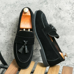 Madingi juodi mokasinai vyrams odiniai batai laisvalaikio batai vyri&scaron;ka mada sapato social masculino mocassin homme chaussure 38