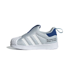 Adidas Originals Superstar 360 Tinklelio Patogūs Apvalūs Pir&scaron;tai Patvarūs Žemi Sportbačiai Kūdikių Batai Balti Mėlyni FX4930 20