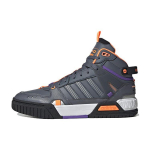 Adidas Neo D-Pad Mid Laisvalaikio Neslystantys Patvarūs Auk&scaron;takulniai Riedlenčių Batai Unisex Sportbačiai Pilki Oranžiniai HQ4231 40