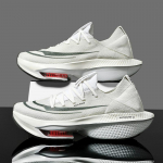 Madingi 2025 m. Nauji vyri&scaron;ki bėgimo bateliai su oro pagalvėmis, pralaidūs tinkleliui, sugeriantys smūgius, maratonui, sportiniai, unisex, poros madingi kedai 40 balta