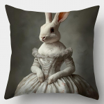 I&scaron;galvoti gyvūnų portretai pagalvių užvalkalaiSvetainės sofos pagalvėlės užvalkalas, mink&scaron;tas ir patogus, miegamojo kambario dekoracija 16x16in 40x40cm