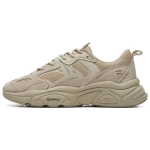 FILA Mars 2 Audinys Suede Retro Bėgimo Sportiniai Smūgius Sugeriantys Patvarūs Žemi Laisvalaikio Batai Moteri&scaron;kas Kedas Camel-Silk F12W131116FDO 36