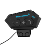 Įkraunama motociklo belaidė Bluetooth &scaron;almo laisvų rankų įranga ausinė garsiakalbis