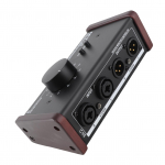 Pasyvus monitoriaus valdiklis XLR ir 3,5 mm sąsaja Didelis garsumo ratukas Mute valdymas Pasyvus stereo garsumo valdiklis