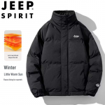 JEEP SPIRIT Men's Winter Stand Collar Padded Jacket 5XL