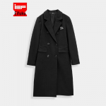 IEF Plus Size French British Style Woolen Coat XL