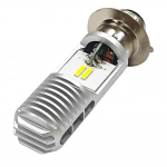 XSETA P15D 25-1 LED priekinis žibintas, PH7 motociklams, Hi/Lo perjungimas, AC/DC9V-60V, 10W, Baltas lemputės, balta
