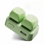 Free2 Mini Klaviatūra Dviejų mygtukų E-knygos puslapio vartytuvas Bluetooth RGB Kar&scaron;to keitimo Custom Ne&scaron;iojama klaviatūra plan&scaron;etiniam kompiuteriui/telefonui/skaitytuvui For E-ink žalia