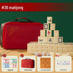 Dramblio kaulo Mahjong kauliukai - Tikri nepriekai&scaron;tingi rankomis &scaron;lifuoti vienspalviai, Galimi dideli (40 mm), Vidutinis ir Mažas (36 mm) Dydžiai