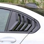 2 vnt. automobilio galinio lango trikampio užrakto dekoravimo skydelio dangtelio lipdukai apdaila, skirta BMW G20 G28 3 serijos automobilio i&scaron;orei B