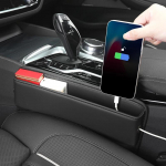 Universalus automobilio sėdynės tarpo organizatorius PU odinis automatinis konsolės &scaron;oninis ki&scaron;eninis sėdynės ply&scaron;ys laikymo dėžutės vidaus priedas BMW G30 A