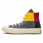 Converse X Offspring 1970-ųjų Chuck 70 Neslystantys Atsparūs Smūgiams ir Dilimui Auk&scaron;ti Board Bateliai Unisex Ruda Geltona 37.5