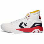 Converse G4 Hi Stilingi ir patogūs sintetinės odos vidutinio auk&scaron;čio krep&scaron;inio batai Unisex Raudoni, balti ir juodi 39
