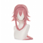 Genshin Impact Yae Guuji Cosplay 85 cm perukas rožinis perukas Cosplay Anime Cosplay perukai kar&scaron;čiui atsparūs sintetiniai plaukų perukai + peruko kepurė
