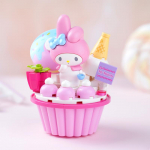 Sanrio statybiniai kaladėlės Hello Kitty My Melody Cinnamoroll Pompompurin Kuromi Torto formos Mini kaladėlės Figūrėlės Kalėdinei dovanai No Box