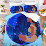 Pocahontas Pasakų Princesė Mielas Spausdintas Patalynė Anime Animacinis Antklodės Užvalkalas 100% Poliesteris Odai Draugi&scaron;kas Kvėpuojantis EU Single(135*200cm)3pcs