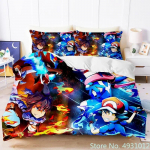 3D Spausdinta Anime Figūrėlė Pikachu Patalynės Komplektas Pagalvės užvalkalas Jumpman Lovatiesės Animacinis Vaikams Vaikams Antklodė Antklodės užvalkalas Dovana EU Single(135*200cm)3pcs