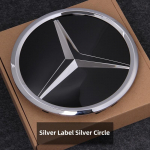 Mercedes Benz radiatoriaus grotelių emblema Žvaigždės logotipas Automobilio priekinės grotelės ženklelis W204 W205 X253 W213 W212 W176 W177 W167 W246 W117 priedams GLK-X204 2013-2015