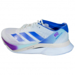 Adidas Adizero Boston 12 Fabric Cushioning Abrasion Resistant Breathable Low top Running Shoes Unisex White Blue JR5859 47⅓