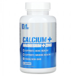 EVLution Nutrition, kalcis + magnis + cinkas, 60 tablečių