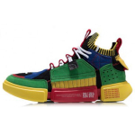 Li Ning Essence 2 ACE Mid top Skateboard Shoes Men's Red Yellow Green AGWN041-10 41.5
