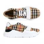 Burberry languoti zom&scaron;iniai odiniai sportbačiai A7028 8048577 A7028 (40.5)