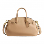 Coach Empire Didelė rankinė 26 Logotipas Užsegimas užtrauktuku Oda Per petį Rankinė Vidutinio dydžio Moteri&scaron;kos rankinės Ruda CU066-B4T2 Basic Set (Bag+Dust Bag)