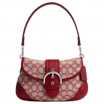 Coach Soho 26 Logotipo Spaudos Magnetinis Užsegimas Odinė Peties Rankinė-Tote Vidutinio Dydžio Moteri&scaron;kos Rankinės Raudona CY932-LHXJA Basic Set (Bag+Dust Bag)