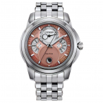 CITIZEN Eco Drive &Scaron;viesos energija maitinamas Kvarcinis Mechanizmas Nerūdijančio Plieno Apyrankė Laikrodis 41,8 mm Vyri&scaron;ki Laikrodžiai BU0080-52X Orange Watch Dial gray