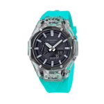 CASIO Unisex skystųjų kristalų/analoginis dvigubo ekrano serijos juodas laikrodis GA-2100-1A(Watch4--) black