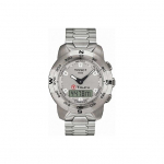 TISSOT Kvarcinis Mechanizmas Vyri&scaron;ki Laikrodžiai Laikrodis Sidabrinis Ciferblatas Nerūdijančio Plieno Dėklas Nerūdijančio Plieno Apyrankė T33.1.588.71 Regular Watch Box
