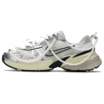 Nike V2K Run Amortizuojantys Kvėpuojantys Amortizuojantys Kvėpuojantys Žemi Atsitiktiniai Bėgimo Bateliai Moteri&scaron;ki Balti Sidabriniai FD0736-100(Komanda24-) 38