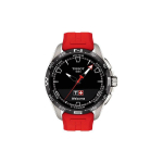 Tissot T-Touch Expert Solar Kvarcinis laikrodis Vyri&scaron;ki laikrodžiai Juodas Titano Silikono T121.420.47.051.01 Regular Watch Box,Black Dial T121.42 0.47.051.01