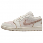 Jordan Air Jordan 1 Odiniai žemi Klasikiniai Krep&scaron;inio Batai Moteri&scaron;ki Smėlio spalvos HV4268-120 44.5