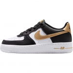 Nike Air Force 1 žemi vaiki&scaron;ki riedlenčių batai Juodi Balti Unisex CT3839-009 36.5