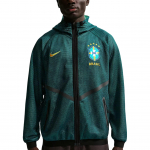 Nike Dri-Fit Brazilijos komandos antheminis laisvas kvėpuojantis futbolo džemperis su užtrauktuku ilgomis rankovėmis greitai džiūstantis mar&scaron;kinėlis vyrams vir&scaron;utiniai drabužiai IH1757-369 2XL
