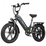 MAXTRON CAMEL 20 x 4.0 Visureigis elektrinis dviratis, 48V 500W variklis, didžiausias nuvažiuojamas atstumas iki 75 km, didžiausia apkrova 120 kg. pilka