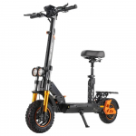 TWOFISH V5 MAX Suaugusiųjų Elektrinis paspirtukas 1000W Variklis F11/10R Visureigio padangos 48V 18AH Baterija Sulankstomas E-Paspirtukas Su Sėdyne