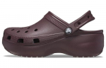 Crocs Classic Platform &scaron;lepetės 'Tamsiai vy&scaron;ninės' Moteri&scaron;kos 206750-6WD 38-39