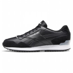 Reebok Royal Glide Ripple Clip PU žemi kasdieniai sportiniai bateliai Unisex Juodi EF7712 36