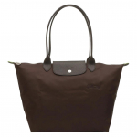 Longchamp Le Pliage Green Sidabrinė furnitūra Koldūno formos rankinė Nailoninė pirkinių rankinė per petį Moteri&scaron;kos rankinės Mocha 1899919002 Shopping Bag Set(Basic Set+Shopping Bag) gray
