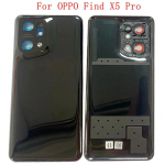 Galinis korpusas OPPO Find X5 Pro Baterijos dangtelio remonto dalys AA Black black