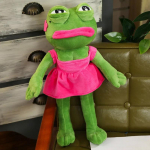 45cm Gyvūnas Liūdnas Varlė Pliu&scaron;inis Žaislas Mink&scaron;ta Kim&scaron;ta Pagalvė Magi&scaron;ka I&scaron;rai&scaron;ka Pepe Liūdna Varlė Pliu&scaron;inė Lėlė Gimtadienio Dovana Mergaitėms Berniukams rožinė